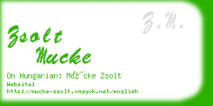 zsolt mucke business card